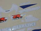SUZUKI GSX-R 750 2001 BLUE WHITE DECAL KIT