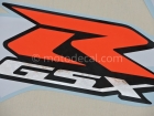 SUZUKI GSX-R 750 2001 BLUE WHITE DECAL KIT