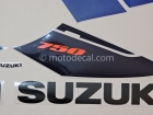 SUZUKI GSX-R 750 2004 BLUE WHITE DECAL KIT