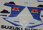 SUZUKI GSX-R 750 2005 BLUE WHITE DECAL KIT