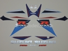 SUZUKI GSX-R 750 2007 BLUE WHITE DECAL KIT