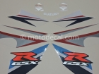 SUZUKI GSX-R 1000 2007 BLUE WHITE DECAL KIT