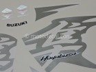 SUZUKI GSX 1300R HAYABUSA 2010 WHITE DECAL KIT