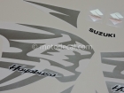 SUZUKI GSX 1300R HAYABUSA 2010 WHITE DECAL KIT