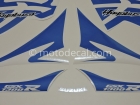 SUZUKI GSX 1300R HAYABUSA 2010 BLUE DECAL KIT
