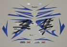 SUZUKI GSX 1300R HAYABUSA 2009 WHITE DECAL KIT