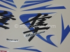 SUZUKI GSX 1300R HAYABUSA 2009 WHITE DECAL KIT