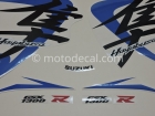 SUZUKI GSX 1300R HAYABUSA 2009 WHITE DECAL KIT