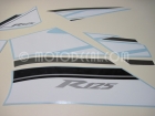 YAMAHA YZF-R125 2009 BLUE DECAL KIT