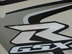 SUZUKI GSX-R 1000 2008 WHITE DECAL KIT