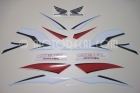 HONDA CBR 600RR 2009 RED WHITE DECAL KIT