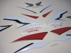 HONDA CBR 600RR 2009 RED WHITE DECAL KIT