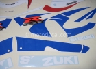 SUZUKI GSX-R 750 2000 BLUE WHITE DECAL KIT