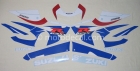 SUZUKI GSX-R 750 2000 BLUE WHITE DECAL KIT
