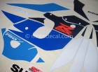 SUZUKI GSX-R 750 1998 BLUE WHITE DECAL KIT