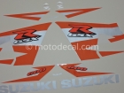 SUZUKI GSX-R 600 2004 BLACK DECAL KIT