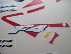 HONDA CBR 600 F4i 2001 RED DECAL KIT