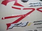 HONDA CBR 600 F4i 2001 RED DECAL KIT