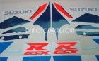 SUZUKI GSX-R 750 1997 BLUE WHITE DECAL KIT