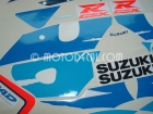 SUZUKI GSX-R 750 1997 BLUE WHITE DECAL KIT