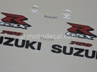 SUZUKI GSX-R 750 2007 BLACK DECAL KIT