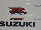 SUZUKI GSX-R 750 2007 BLACK DECAL KIT