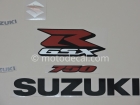 SUZUKI GSX-R 750 2007 BLACK DECAL KIT