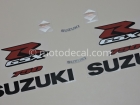 SUZUKI GSX-R 750 2007 BLACK DECAL KIT