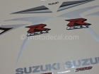 SUZUKI GSX-R 750 2007 GREY DECAL KIT