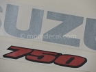 SUZUKI GSX-R 750 2007 GREY DECAL KIT