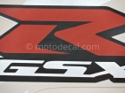 SUZUKI GSX-R 750 2007 GREY DECAL KIT