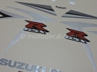SUZUKI GSX-R 750 2007 GREY DECAL KIT