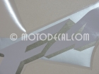 HONDA CBR 600 F4i 2001 SILVER BLACK DECAL KIT