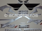 HONDA CBR 600 F4i 2001 SILVER BLACK DECAL KIT