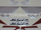 HONDA CBR 600 F4i 2005 RED SILVER DECAL KIT