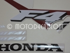 HONDA CBR 600 F4i 2005 RED SILVER DECAL KIT