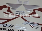HONDA CBR 600 F4i 2005 RED SILVER DECAL KIT