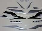HONDA CBR 600RR 2009 BLACK DECAL KIT