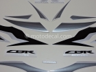 HONDA CBR 600RR 2009 BLACK DECAL KIT