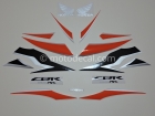 HONDA CBR 600RR 2010 ORANGE BLACK DECAL KIT