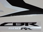 HONDA CBR 600RR 2010 ORANGE BLACK DECAL KIT