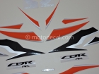 HONDA CBR 600RR 2010 ORANGE BLACK DECAL KIT