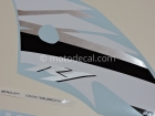 YAMAHA YZF-R1 2006 BLUE DECAL KIT