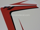 YAMAHA YZF-R1 2007 WHITE DECAL KIT