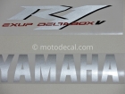 YAMAHA YZF-R1 2008 LAVA RED DECAL KIT