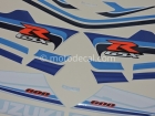 SUZUKI GSX-R 600 2005 BLUE WHITE 20th ANNIVERSARY DECAL KIT