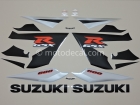 SUZUKI GSX-R 600 2005 BLACK SILVER DECAL KIT