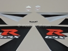SUZUKI GSX-R 600 2005 BLACK SILVER DECAL KIT