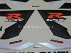SUZUKI GSX-R 600 2005 BLACK SILVER DECAL KIT