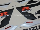 SUZUKI GSX-R 600 2005 BLACK SILVER DECAL KIT